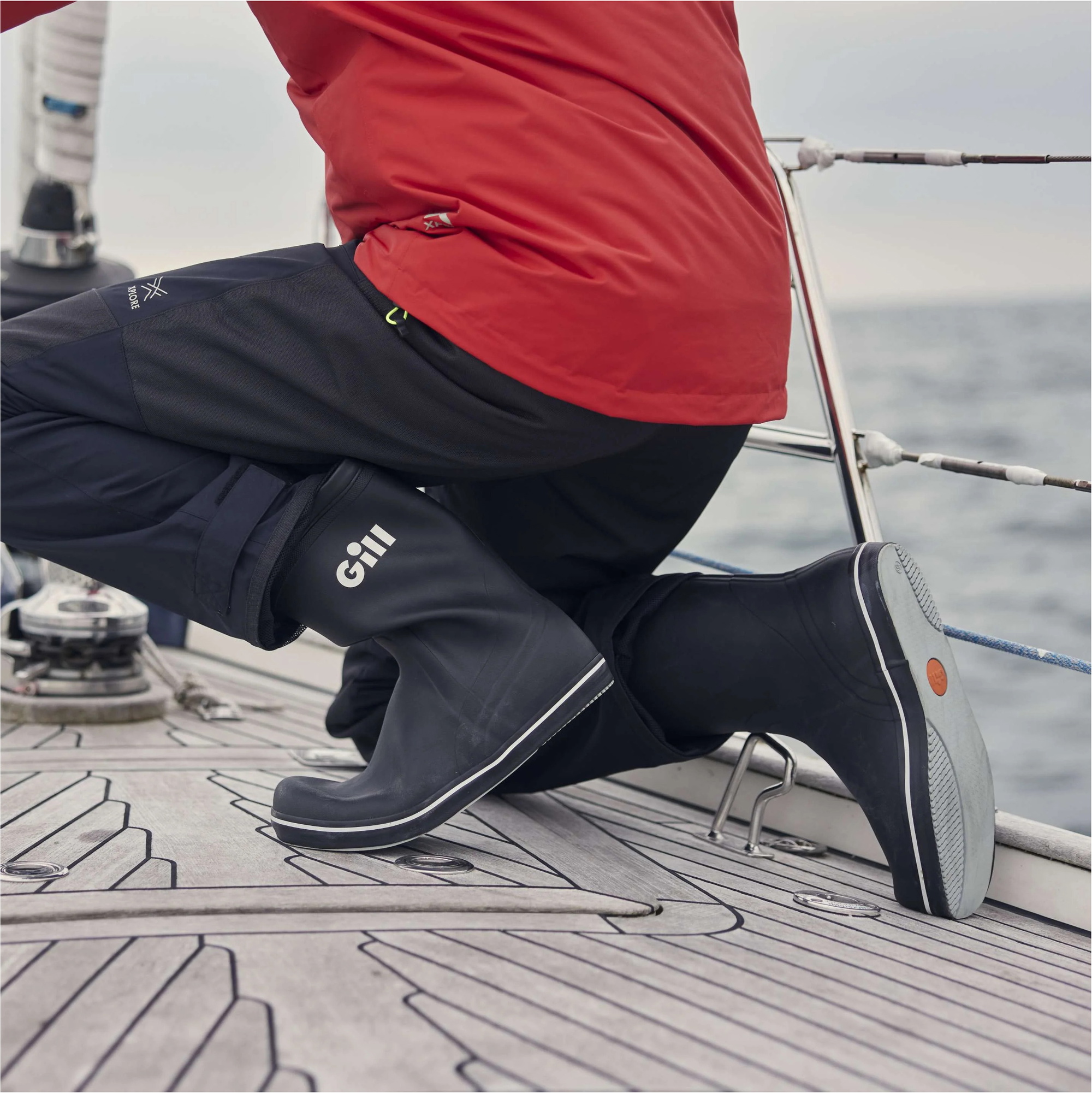 2026 Gill Short Cruising Sailing Boots 917 - Black